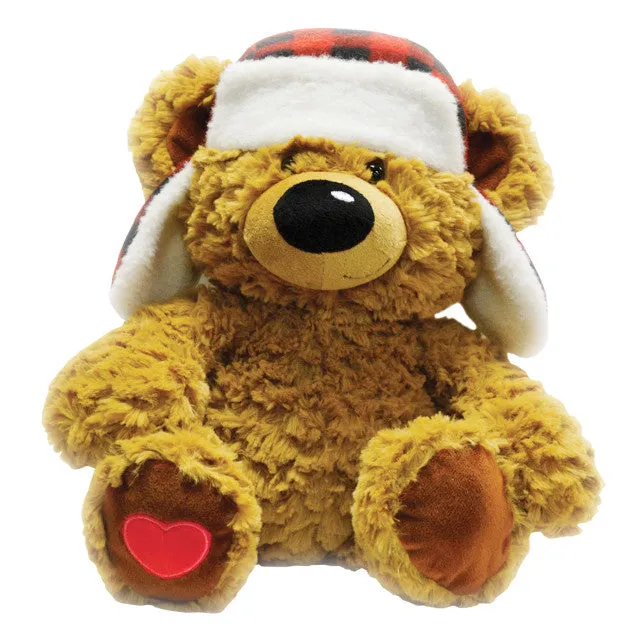 Six Flags Friends Holiday Bear with Hat