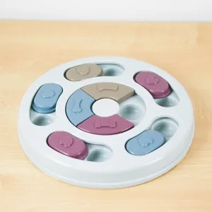 Slow Feeder Puzzle Dog Toy - Circle