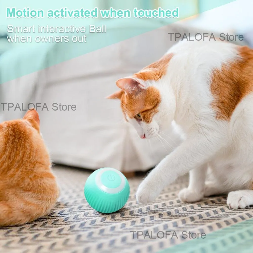 Smart Cat Toy Automatic Rolling Ball