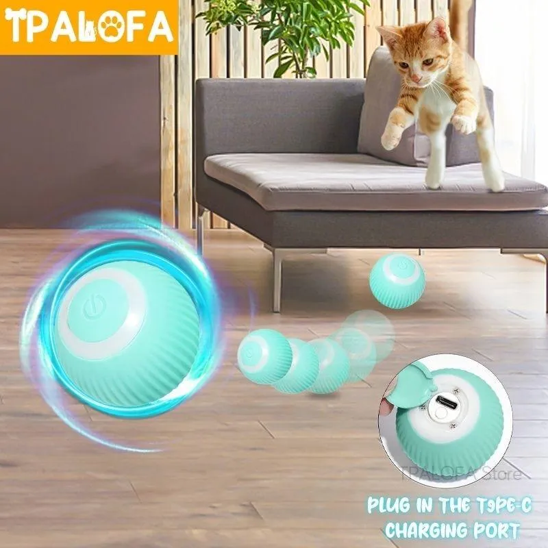 Smart Cat Toy Automatic Rolling Ball