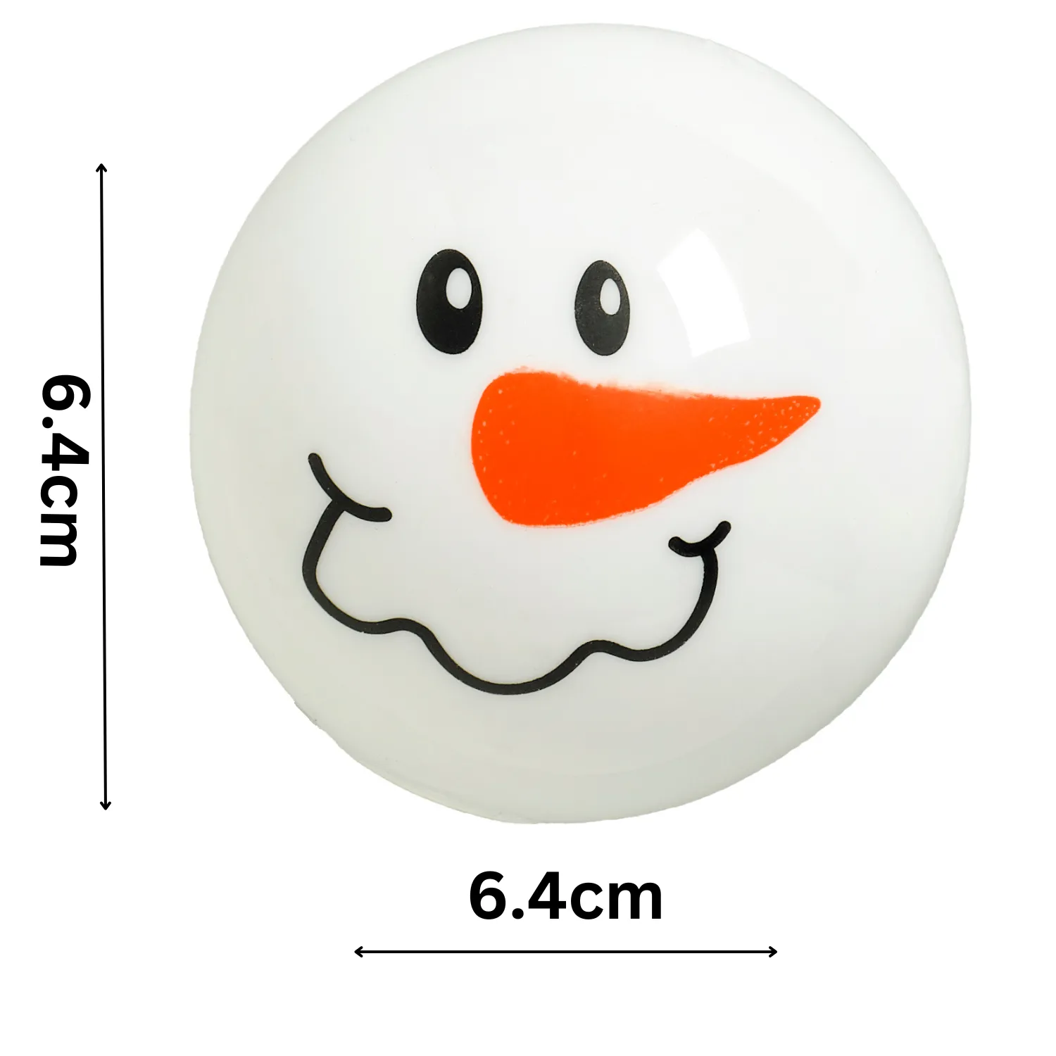 Snow Man Face Ball | Christmas Dog Toy by Good Boy