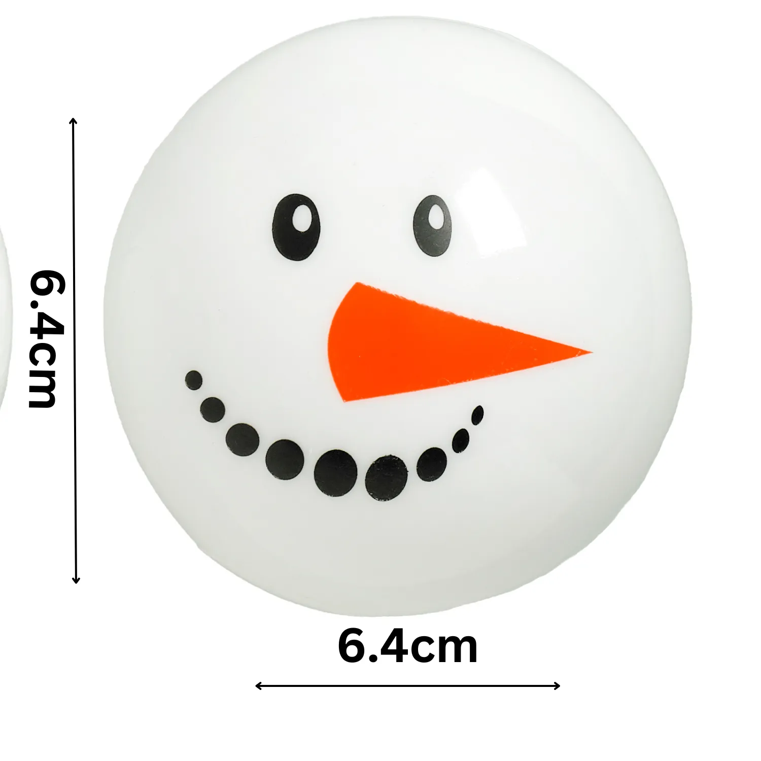 Snow Man Face Ball | Christmas Dog Toy by Good Boy