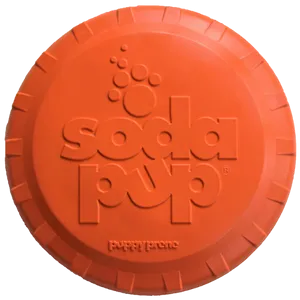 SodaPup Bottle Top Flyer Dog Toy Large