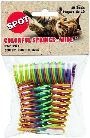 Spot Fun Colorful Spring-Wide Cat Toy