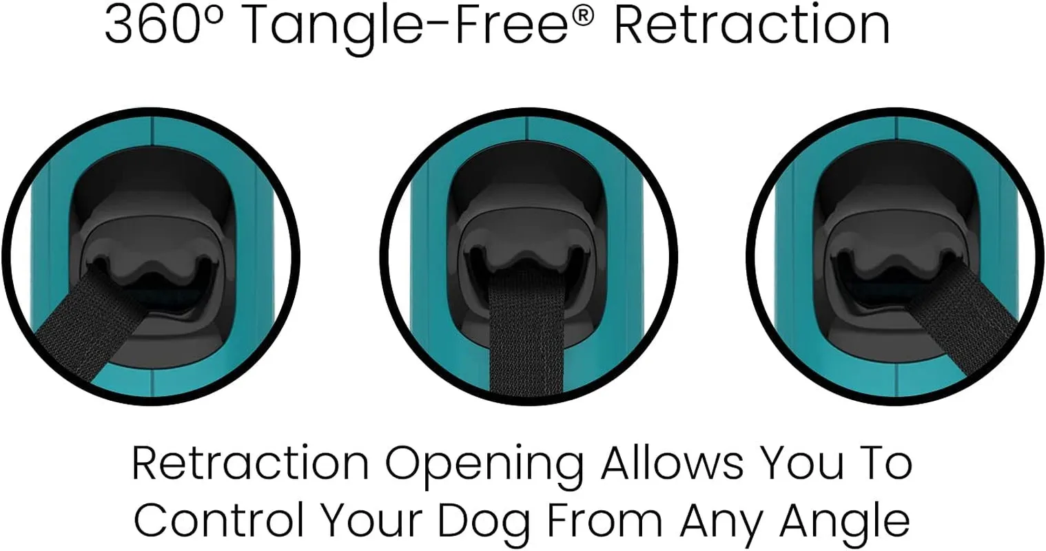 Tangle-Free Retractable Dog Leash