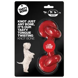 Tastybone T-Bone Flavoured Knotted Nylon Bone Dog Toy