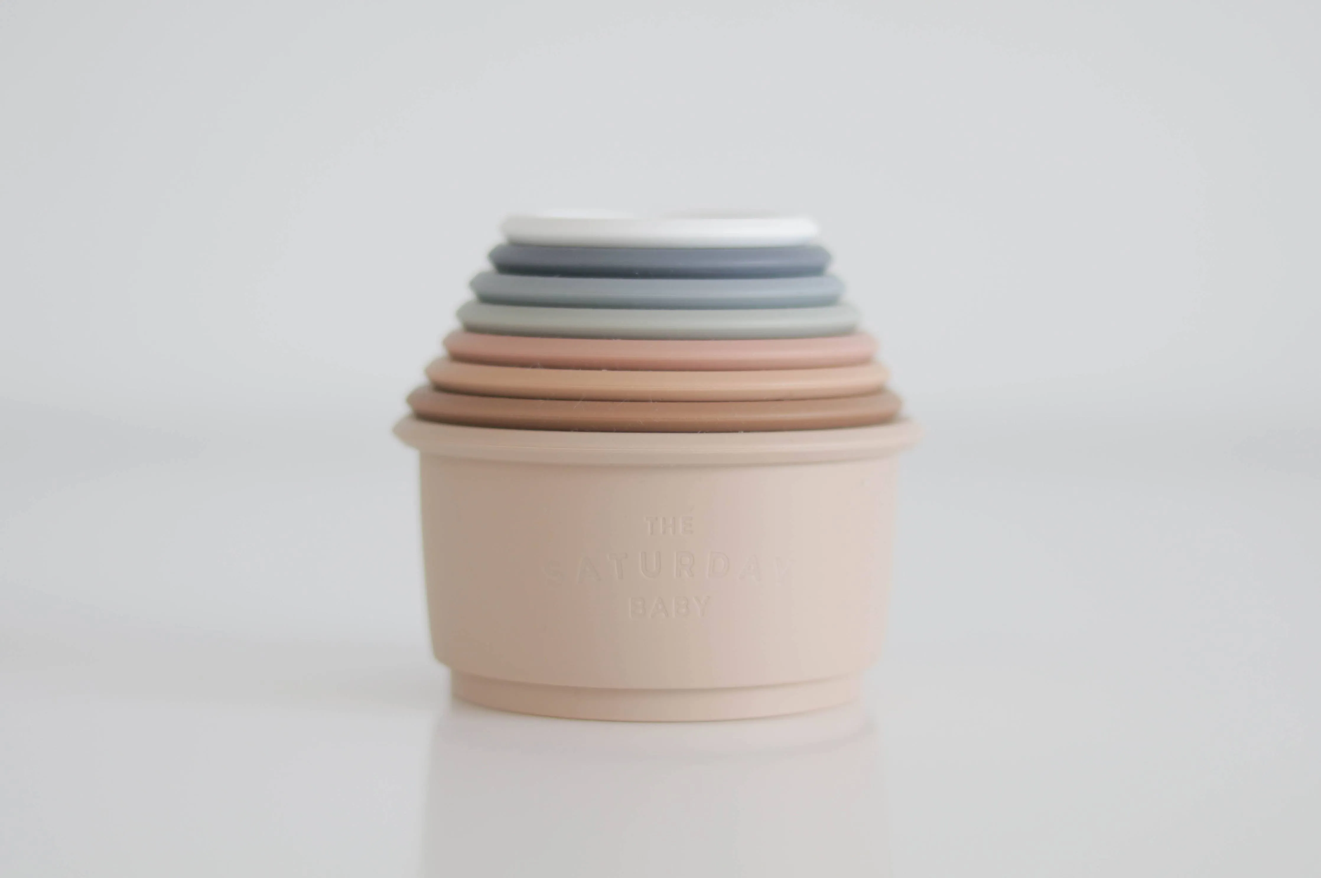 The Saturday Baby Silicone Stacking Cups