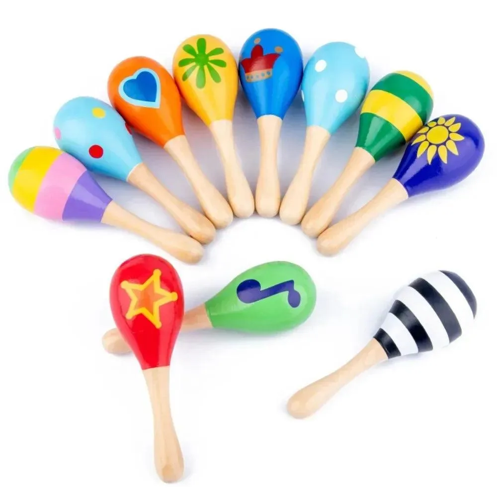 Wooden Sand Hammer - Musical Fun for Early Learning