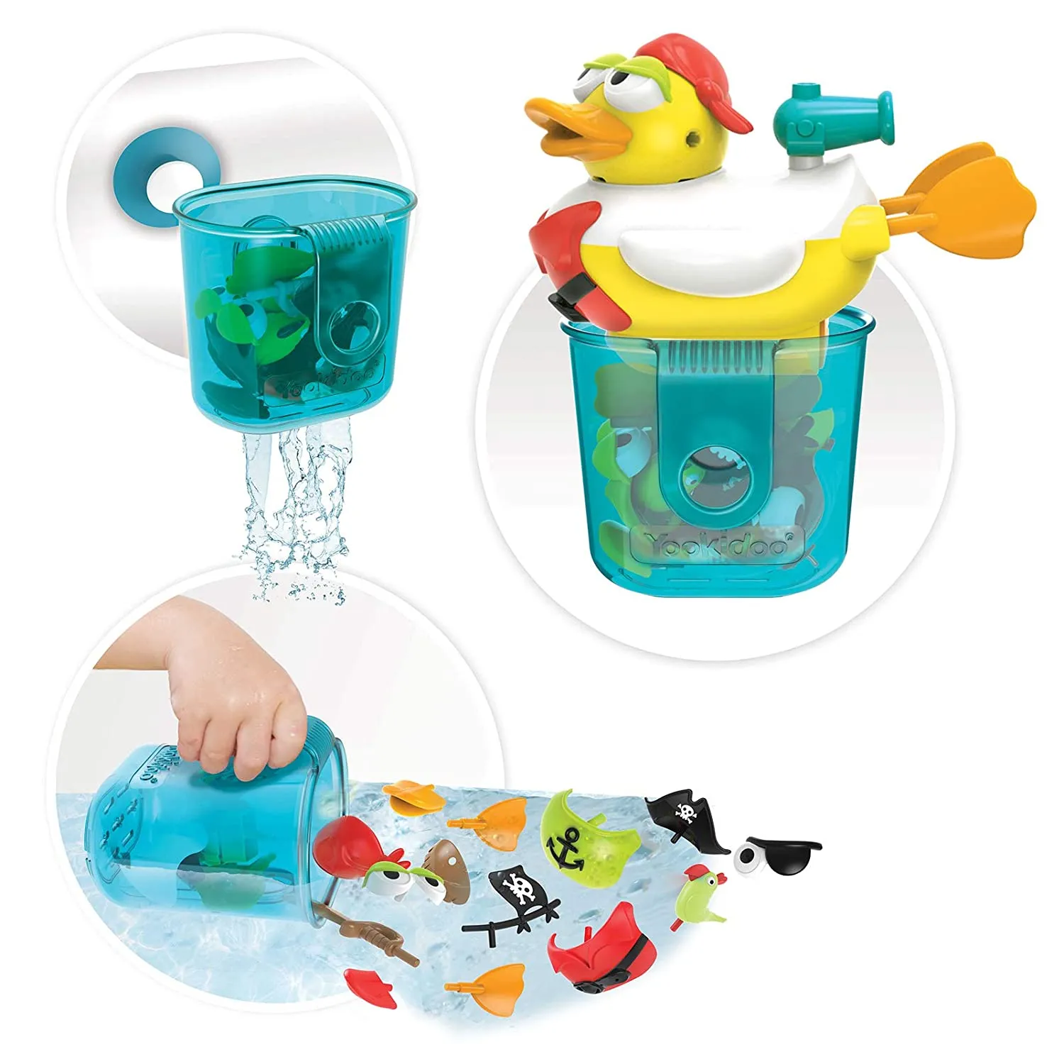 Yookidoo Jet Duck Create a Pirate - Multicolor