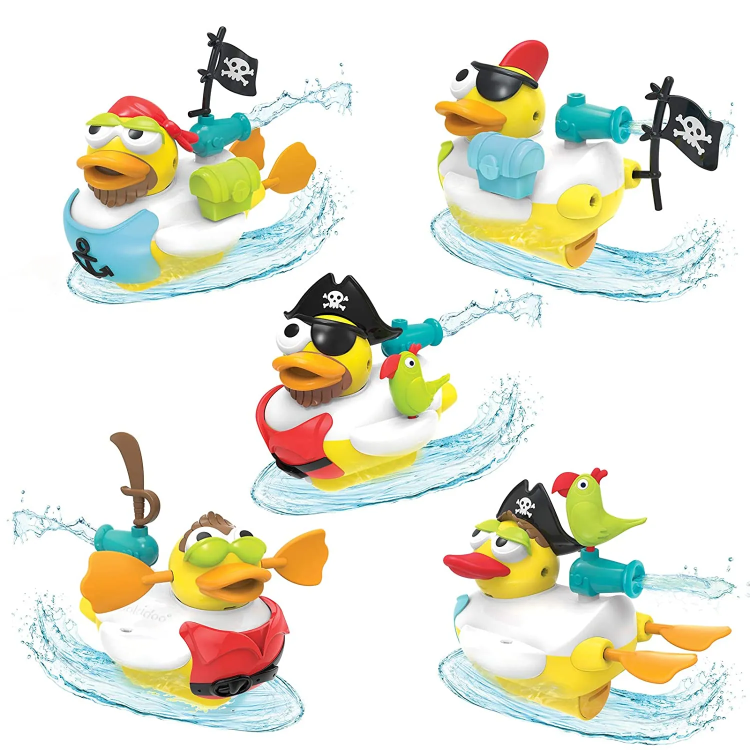 Yookidoo Jet Duck Create a Pirate - Multicolor